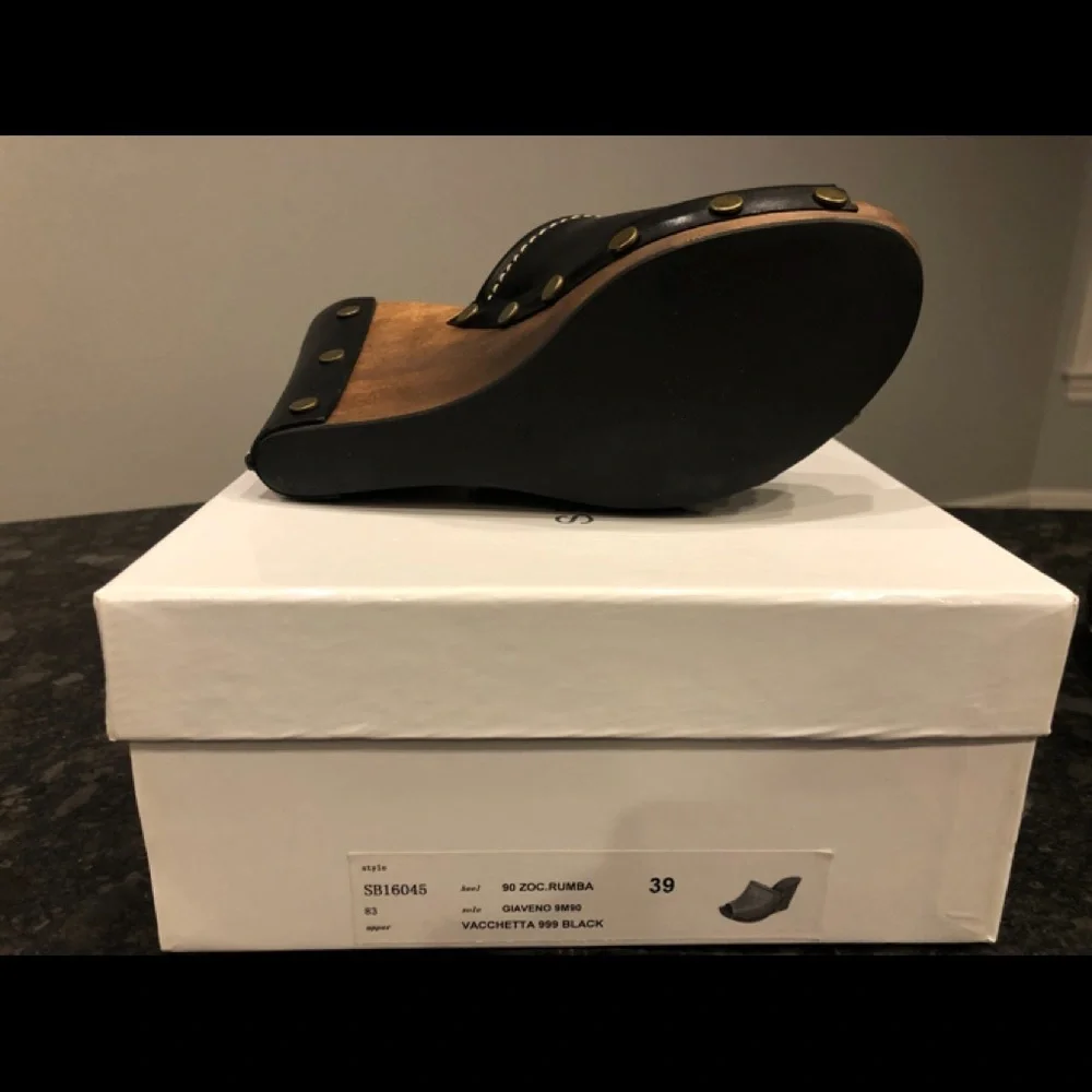 See By Chloe Black Studded Wedge *BRAND NEW*